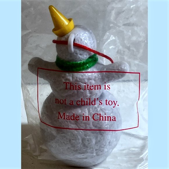 Vtg Jack In The Box Kids Meal Christmas Tree Ornament's Jack Reindeer & Snowman - Picture 8 of 8